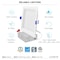 Luxrite 6 Inch Square LED Recessed Downlight 5CCT 2700K-5000K 15W 1400LM Dimmable Wet Rated ETL Baffle LR23740-1PK - alternate 6